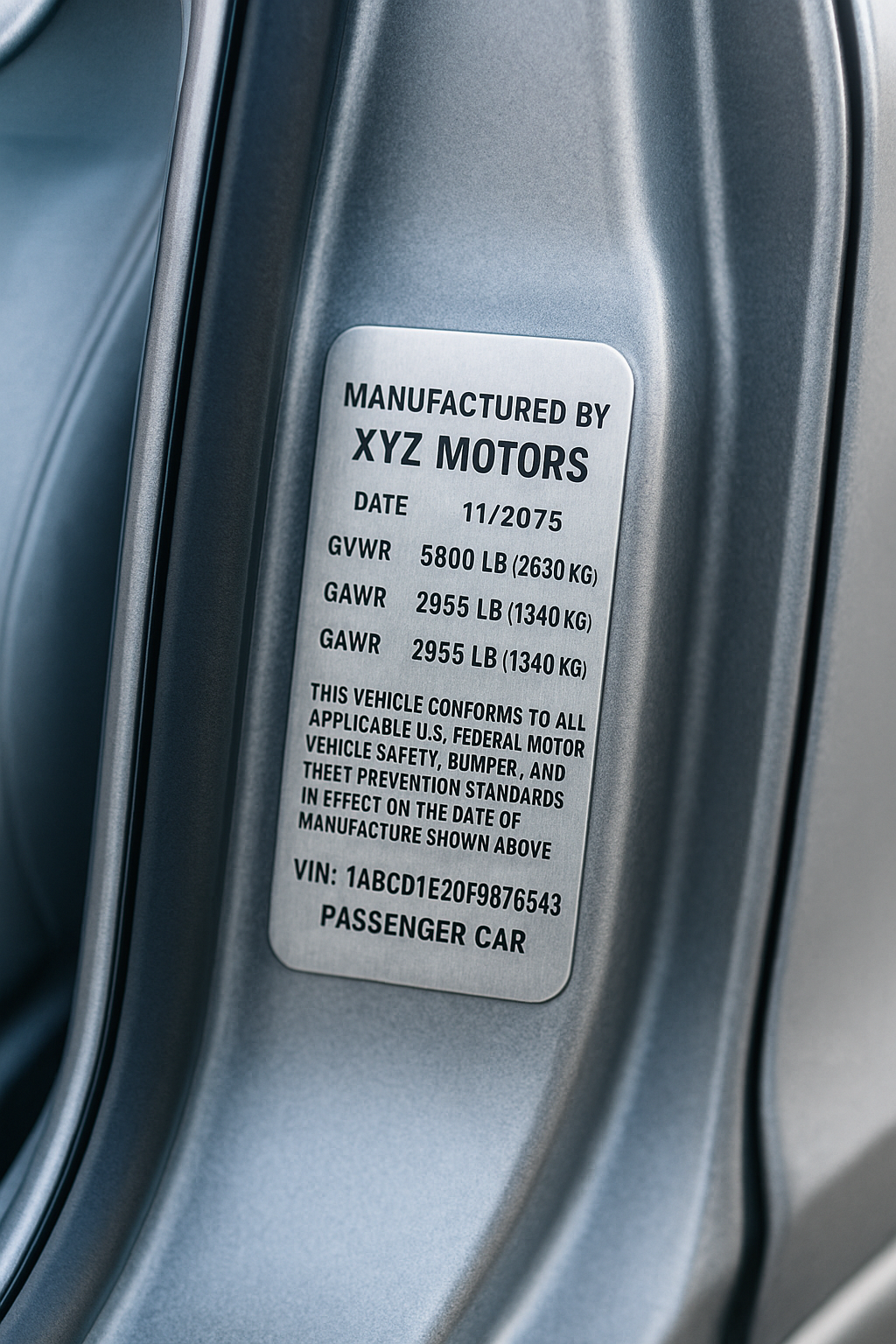 Example compliance plate